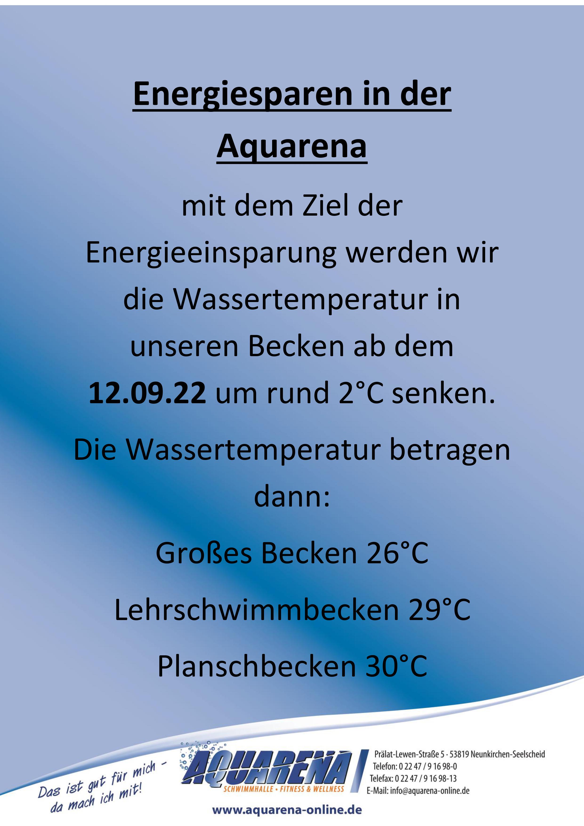 Wassertemperatur 2C